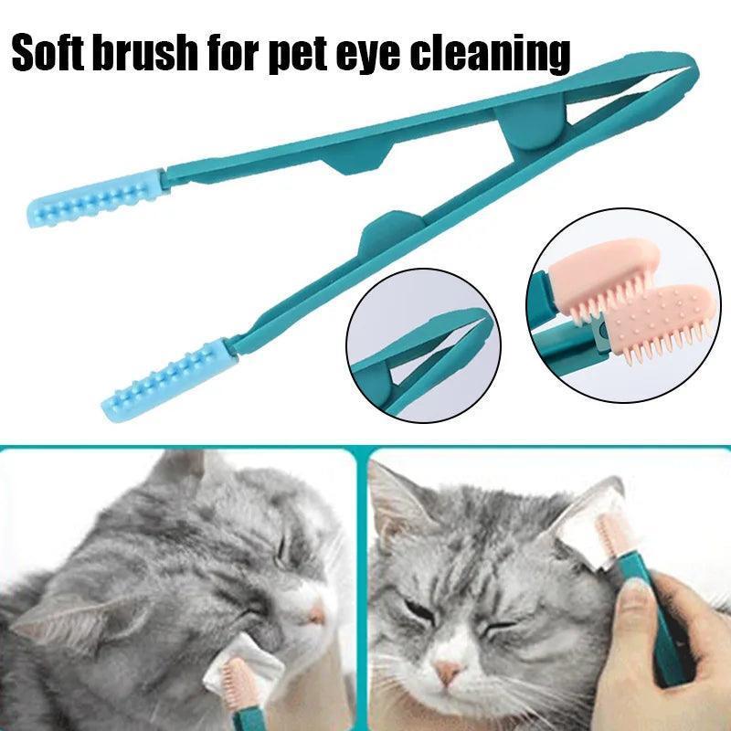 Pet Eye Cleaning Brush | Tear Stain Remover for Small Dogs & Cats - ClubOn