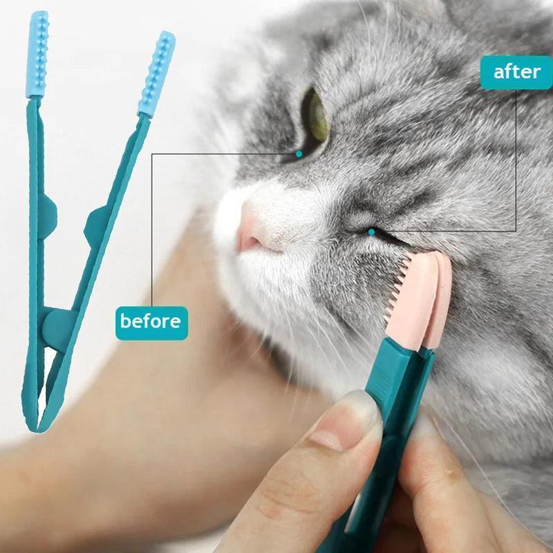 Pet Eye Cleaning Brush | Tear Stain Remover for Small Dogs & Cats - ClubOn