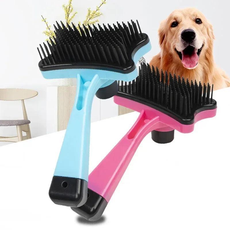 Pet Hair Removal Brush | One-Click Cat & Dog Cleaner Massage Comb - ClubOn