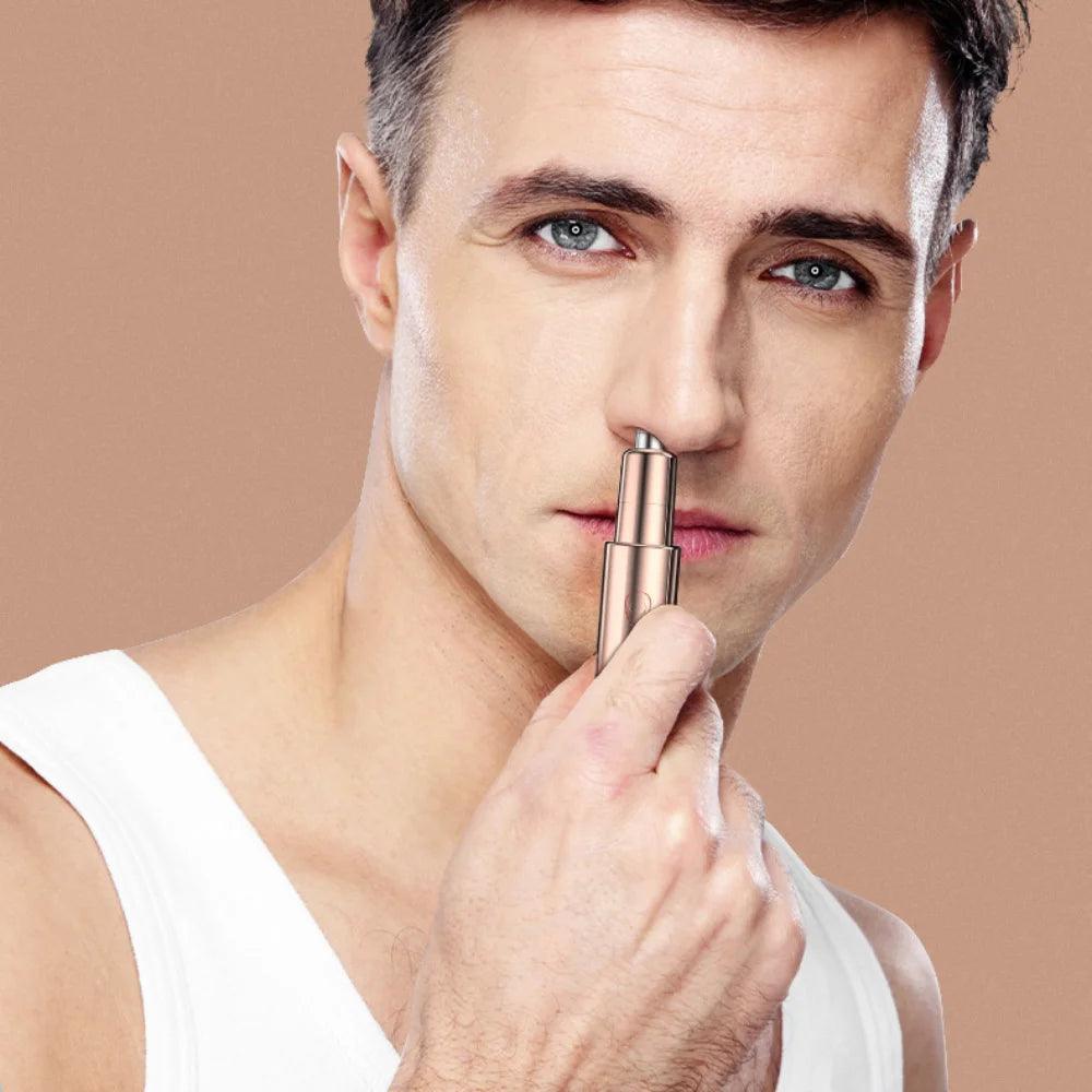 Portable Electric Nose Hair Trimmer – Waterproof, Type-C Rechargeable, Long Battery Life - ClubOn
