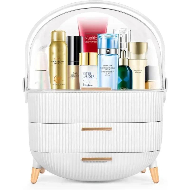 Preppy Makeup Organizer – Portable Skincare & Cosmetic Caddy for College Dorms & Bathrooms - ClubOn