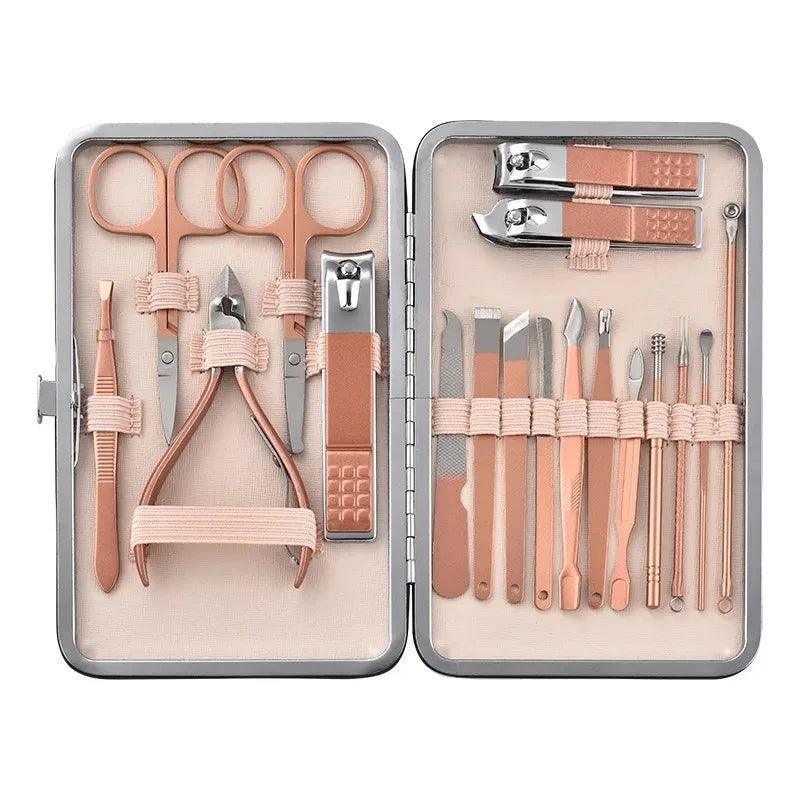 Professional Nail Clipper Set – Stainless Steel Manicure & Pedicure Tools - ClubOn