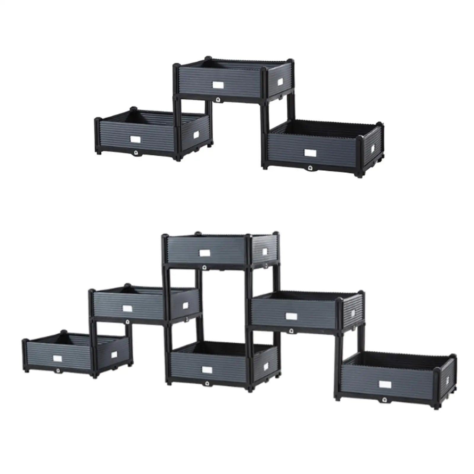 Tiered Raised Garden Bed - Indoor & Outdoor Plant Container - ClubOn