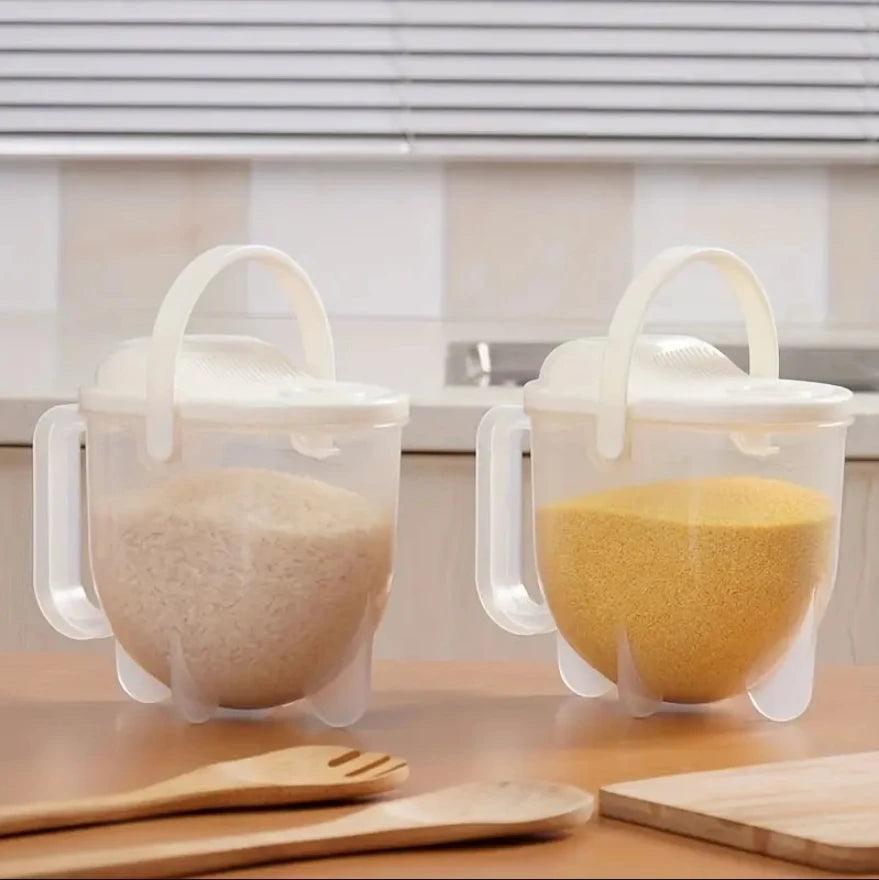 Hands-Free Rice Washer - Draining Sieve Basket - ClubOn