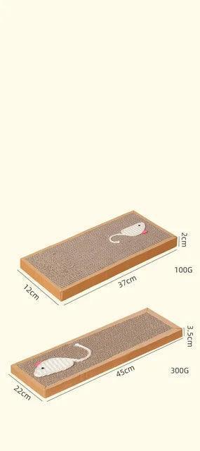 Cat Scratching Board | Cardboard Claw Mat & Furniture Protector - ClubOn