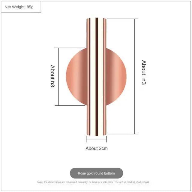 Wall Mount Flower Vase Tube - Modern Nordic Style Decor - ClubOn