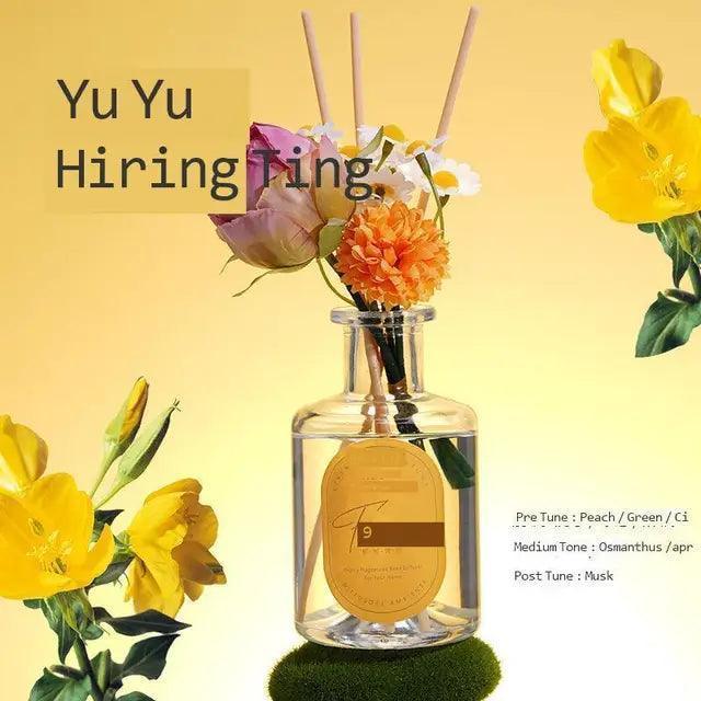 Handheld Floral Art Flameless Aromatherapy Gift Box - Orange Scent - ClubOn