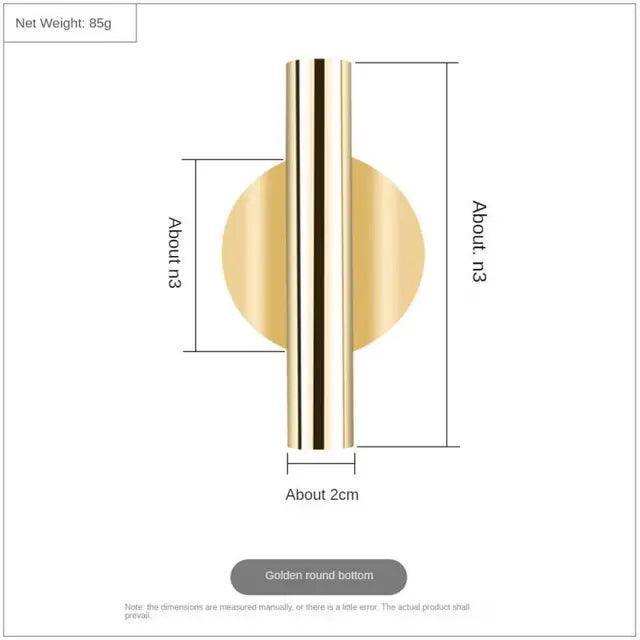 Wall Mount Flower Vase Tube - Modern Nordic Style Decor - ClubOn