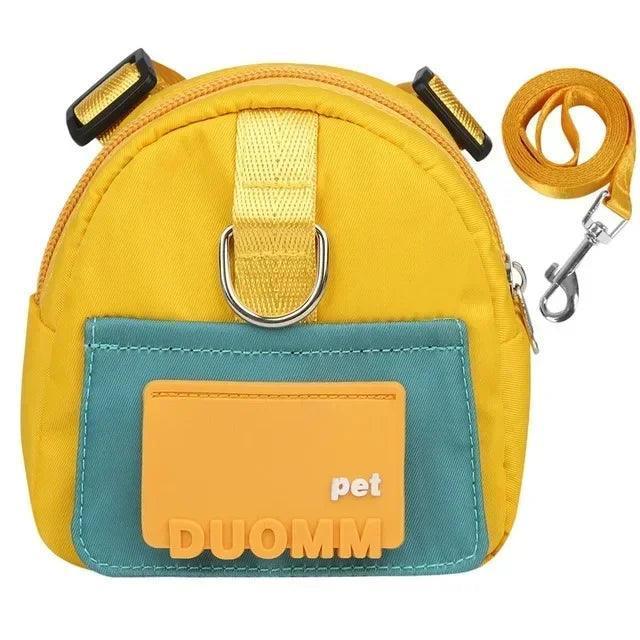 Pet Backpack with Harness | Portable Dog Training Treat Pouch - ClubOn