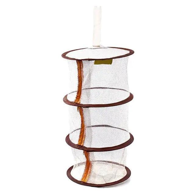 Zipper Bra Drying Basket – 3 Layers Black Mesh Rack - ClubOn