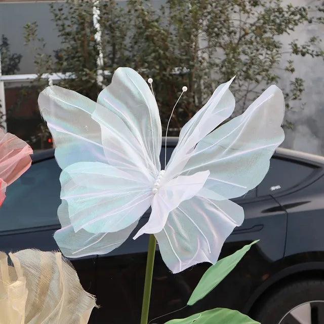 50cm Silk Yarn Artificial Butterfly for Wedding & Party Decor - ClubOn
