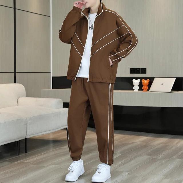 Men's Slim Fit Sweatshirt Suit - Jacket & Pants - ClubOn