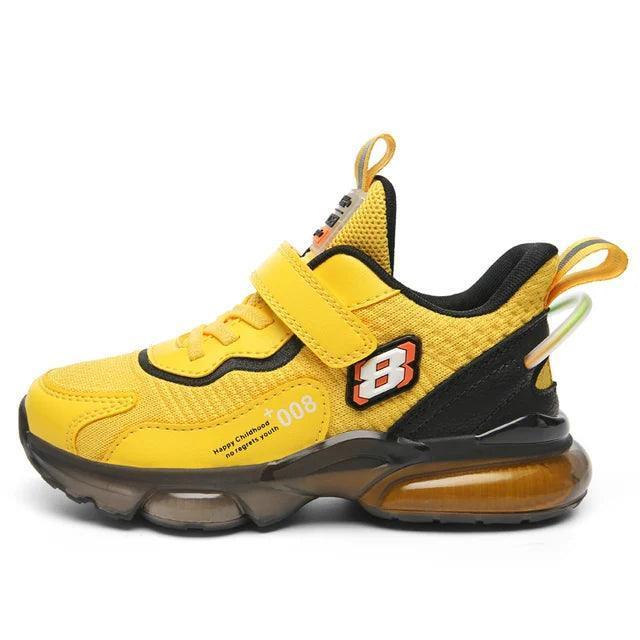 Breathable Black Sports Shoes for Boys - Comfortable & Stylish - ClubOn