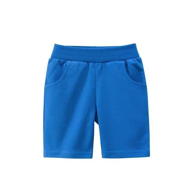Children's Cotton Summer Shorts - Elastic Waist Beach Pants - ClubOn