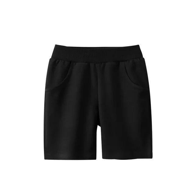 Children's Cotton Summer Shorts - Elastic Waist Beach Pants - ClubOn