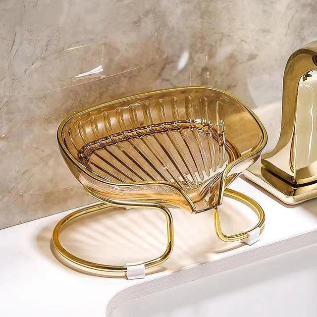 Light Luxury Bathroom Soap Dish – Drainable Soap Holder & Storage Tray - ClubOn