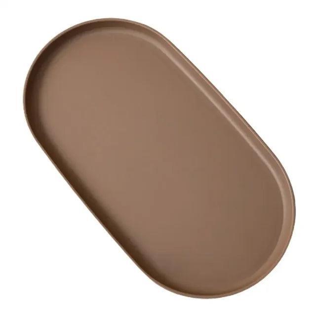 Stackable Oval Food Serving Tray - Fruit & Dessert Plate - ClubOn