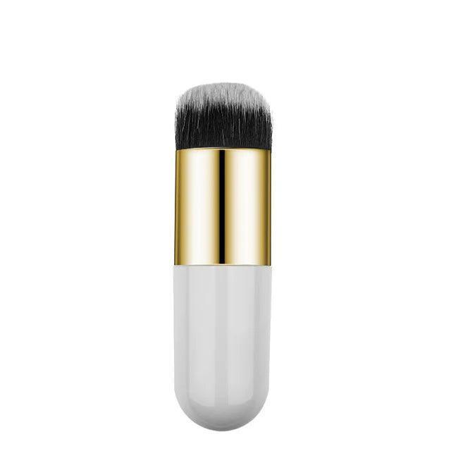 Chubby Pier Foundation Brush – Flat Cream & Highlight Makeup Brush for Powder - ClubOn