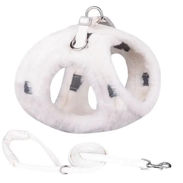 Fashion Solid Colors Dog Harness & Leash for Winter - ClubOn