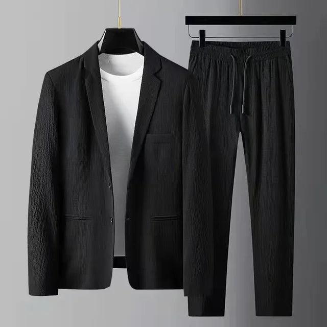 Men's Long Sleeved Casual Suit - Edition Set - ClubOn