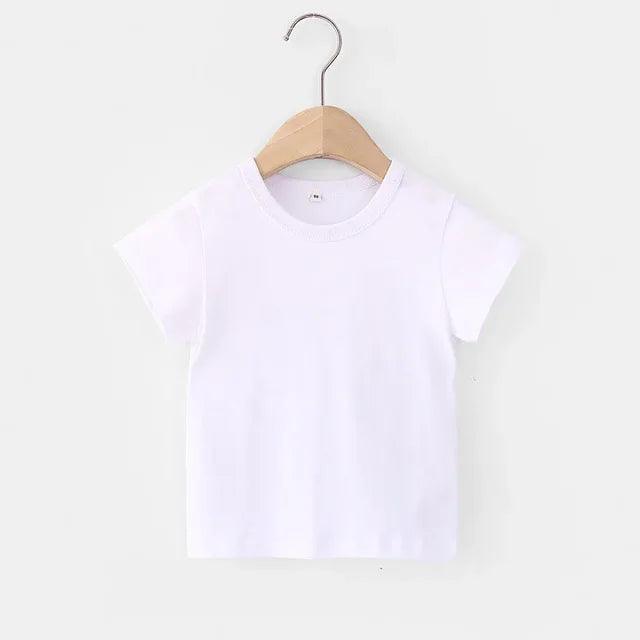 Solid Cotton T-Shirts for Kids | Summer Tops for Ages 12M-12Y - ClubOn