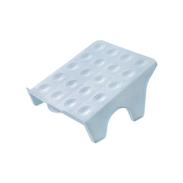 Space-Saving Shoe Rack - Double Support Plastic Shoe Shelf - ClubOn