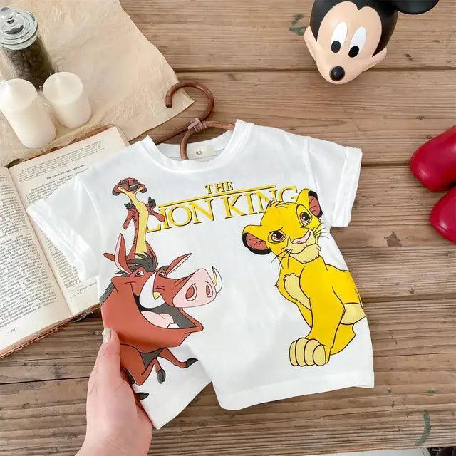 Mickey Mouse Cartoon T-Shirt | Kids' Summer Short Sleeve Tee - ClubOn