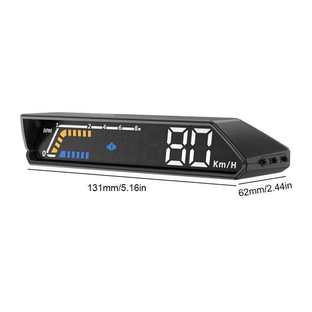 S100 Auto HUD OBD2 Head-Up Display - Speed & Fuel Consumption Projector - ClubOn