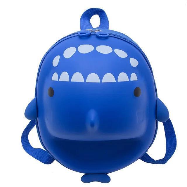 3D Cartoon Shark PVC Backpack for Kids - ClubOn