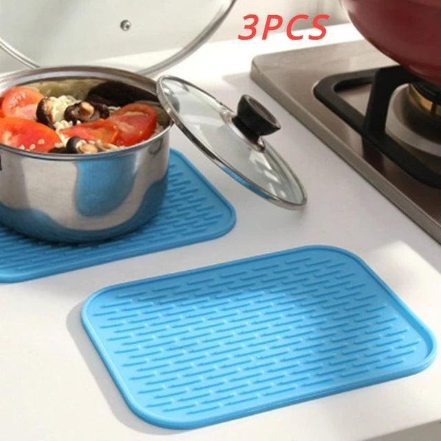 Silicone Coasters & Insulated Pot Mats – Decorative, Heat-Resistant Table Mats for Kitchen & Dining - ClubOn