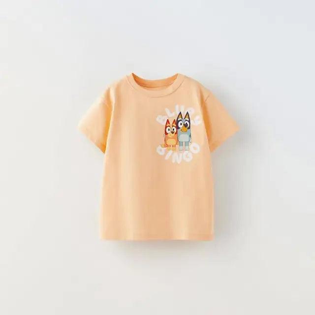 Cartoon Printed T-Shirt | Kids' Summer Casual Tee - ClubOn