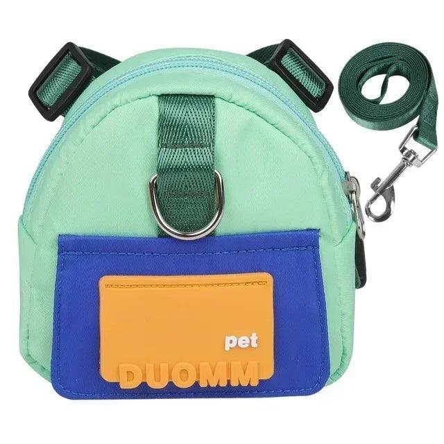 Pet Backpack with Harness | Portable Dog Training Treat Pouch - ClubOn