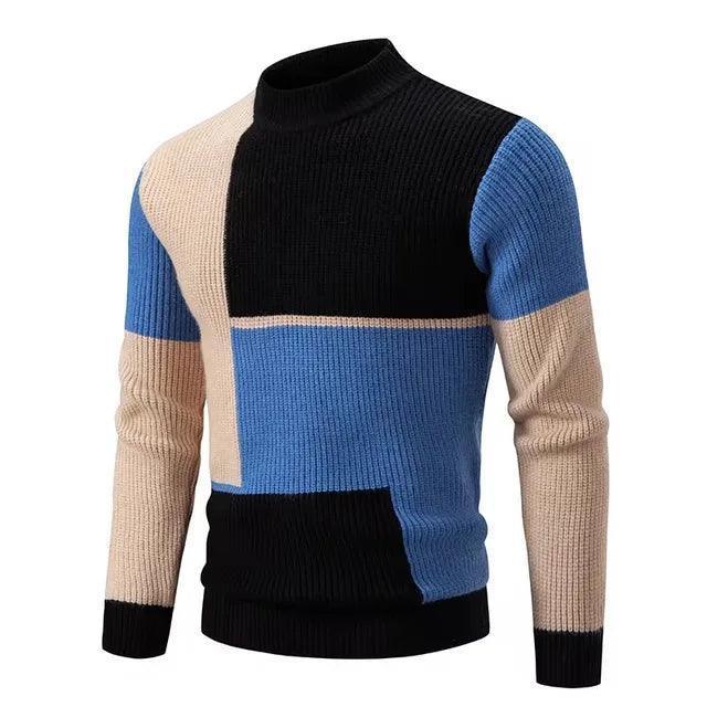 3 Styles Autumn & Winter Men’s Warm Knitted Sweater - Sheep Fleece Fashion Pullover - ClubOn