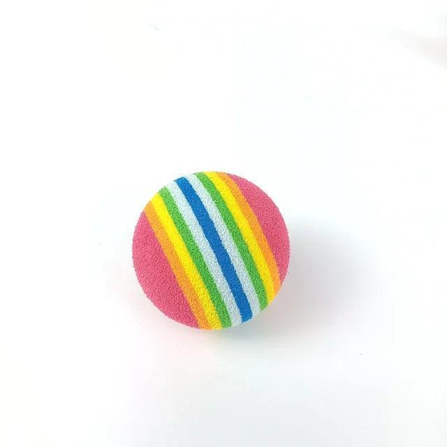 Interactive Soft Foam Cat Toy Balls - ClubOn