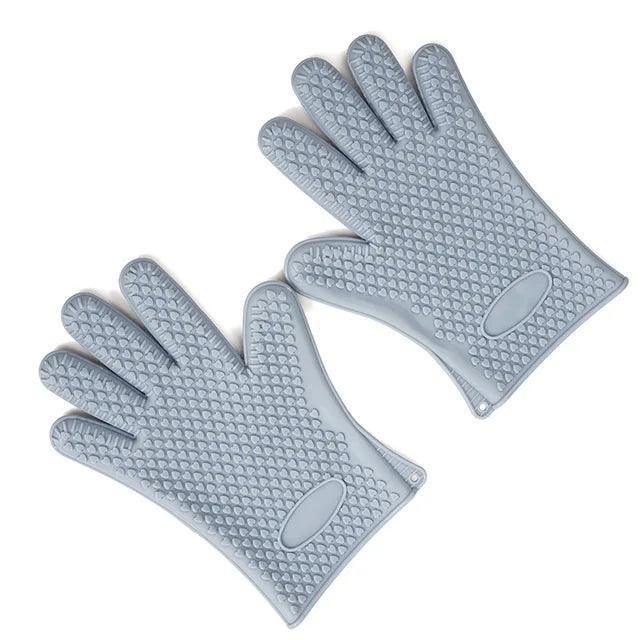 Insulated Anti-Scalding Silicone Oven Gloves - ClubOn