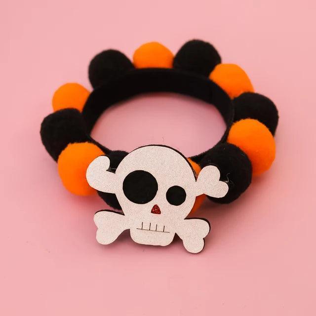 Skull Bow Tie for Dogs – Halloween Pet Accessory - ClubOn