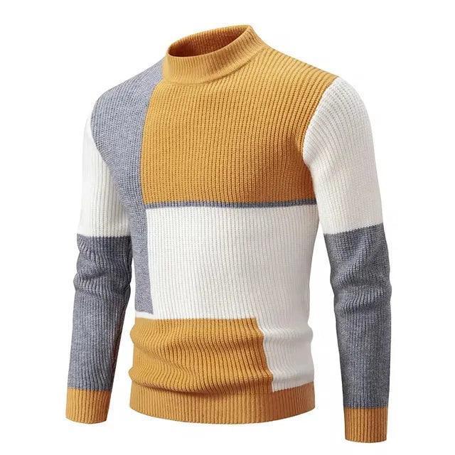 3 Styles Autumn & Winter Men’s Warm Knitted Sweater - Sheep Fleece Fashion Pullover - ClubOn