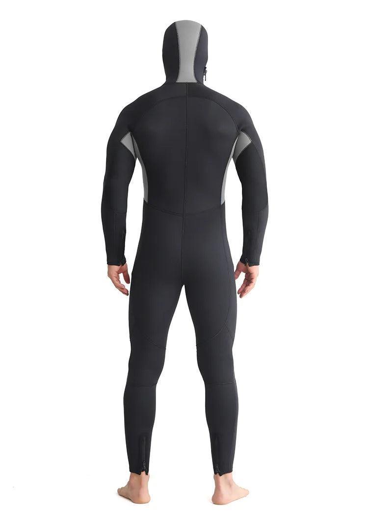 SBART 5mm One-Piece Diving Suit - Men’s Thermal Winter Suit - ClubOn