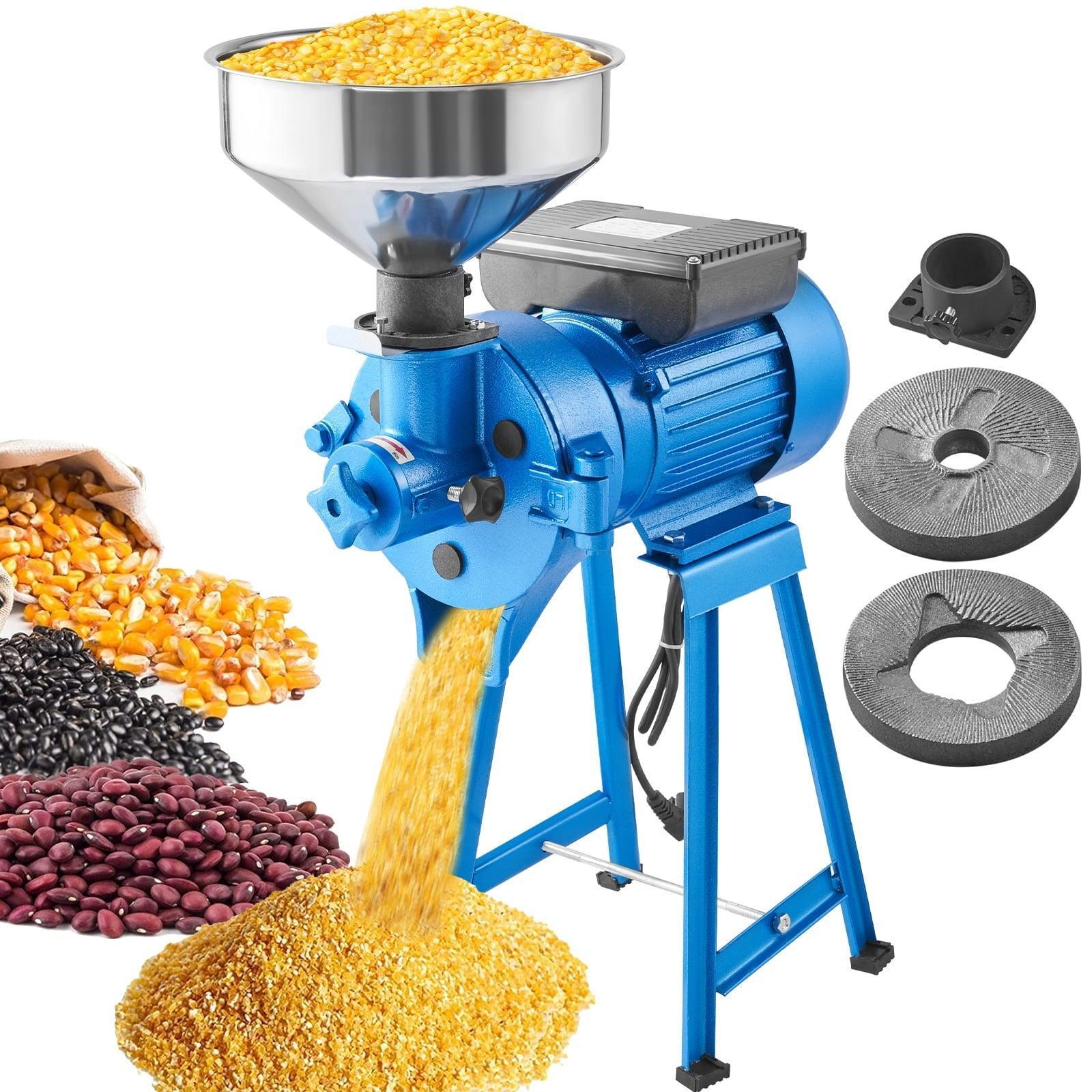 SKYSHALO 1500W Electric Grain Grinder, 110V Corn, Wheat & Flour Mill, Wet & Dry - ClubOn