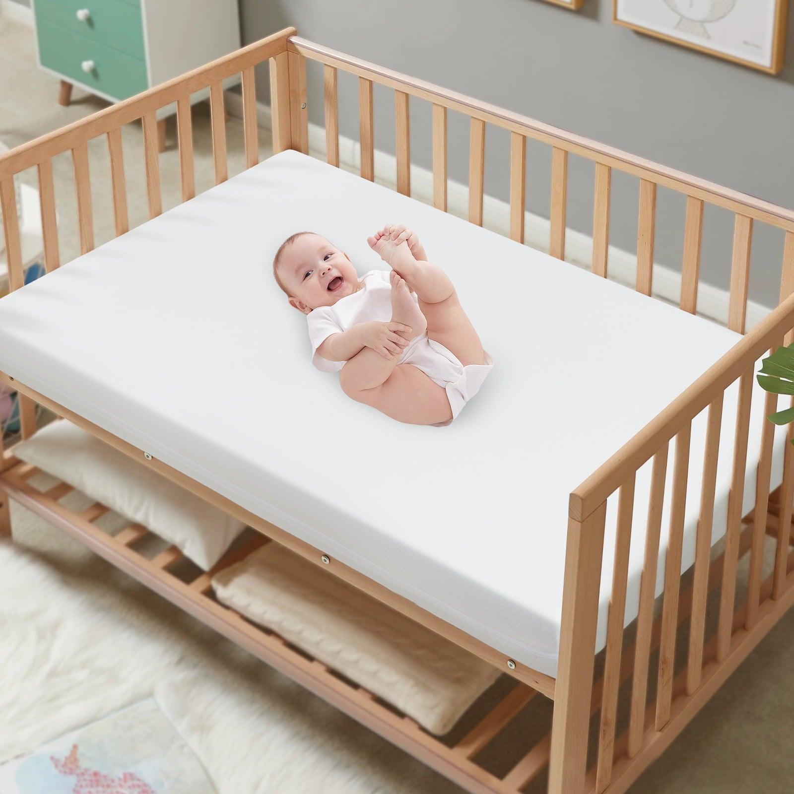 SKYSHALO 3" Crib Mattress – Two-Sided Waterproof & Breathable Toddler Foam Mattress (24x38x3.1") - ClubOn