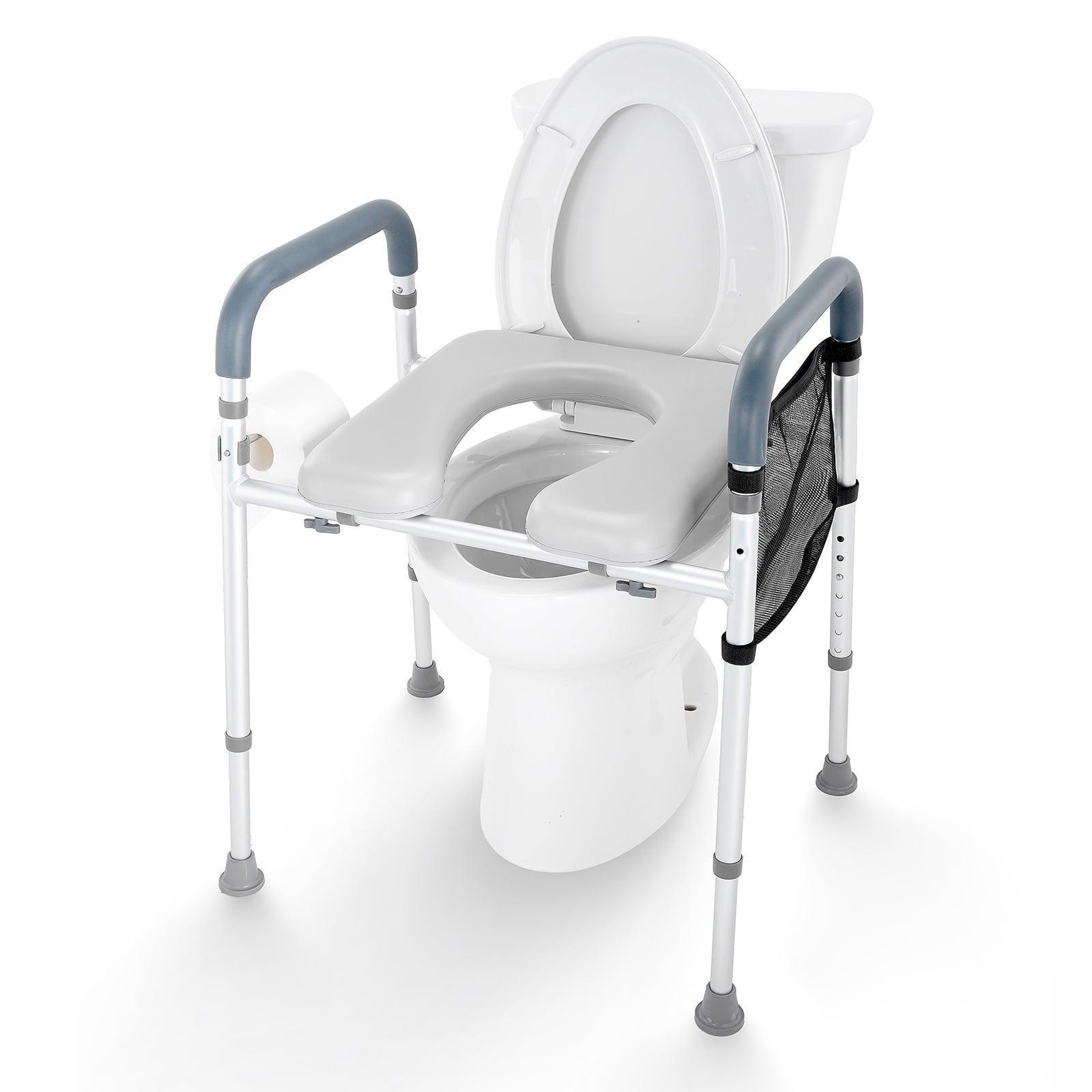 SKYSHALO Raised Toilet Seat - Adjustable 19.3