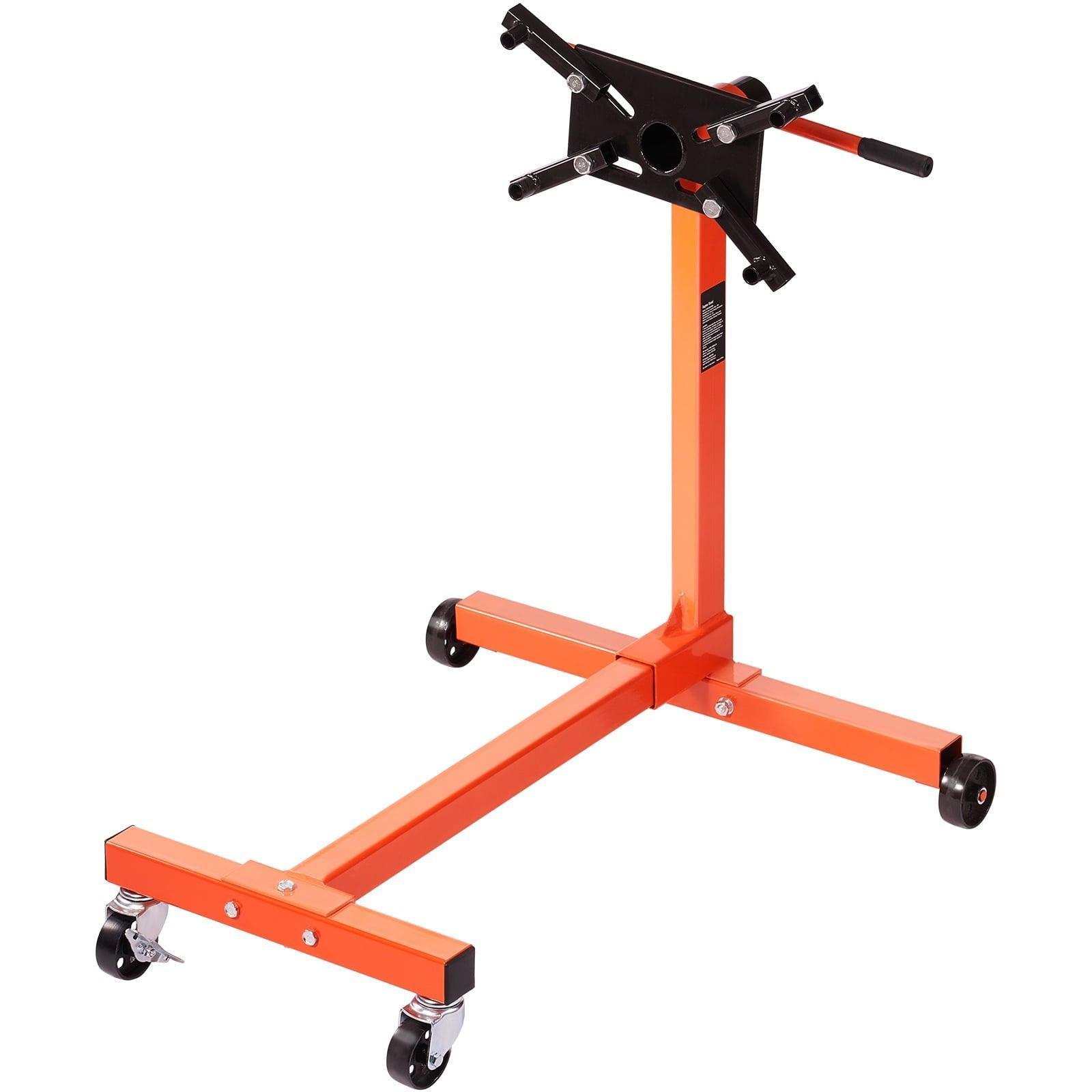 SKYSHALO Engine Stand – 750 lbs Capacity, 360° Adjustable Mounting Head, Motor Hoist Dolly - ClubOn