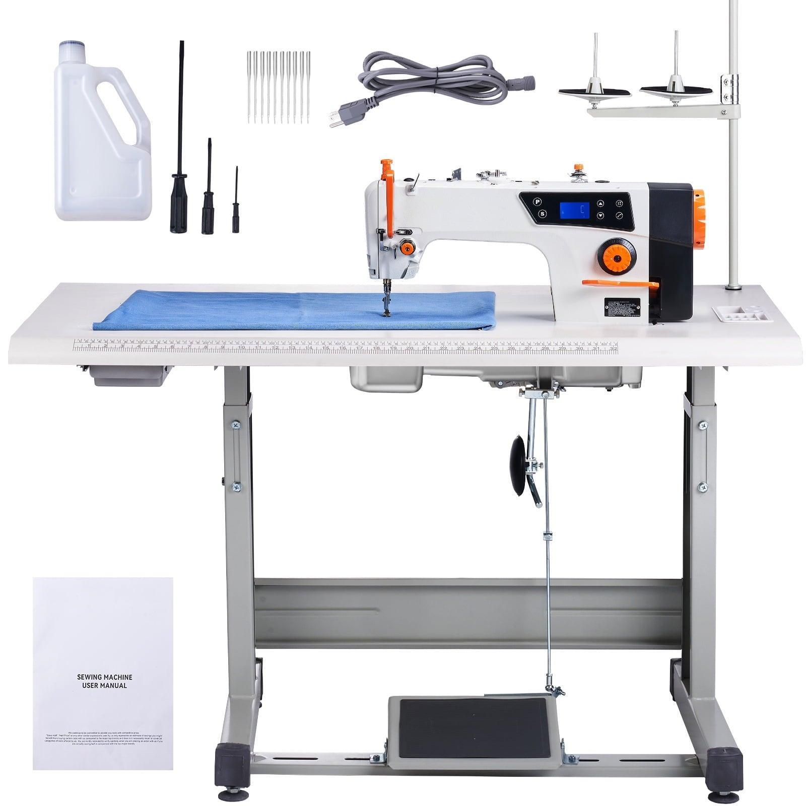 SKYSHALO 550W Industrial Sewing Machine, 5000 SPM, Heavy Duty for Leather & Thick Fabrics - ClubOn