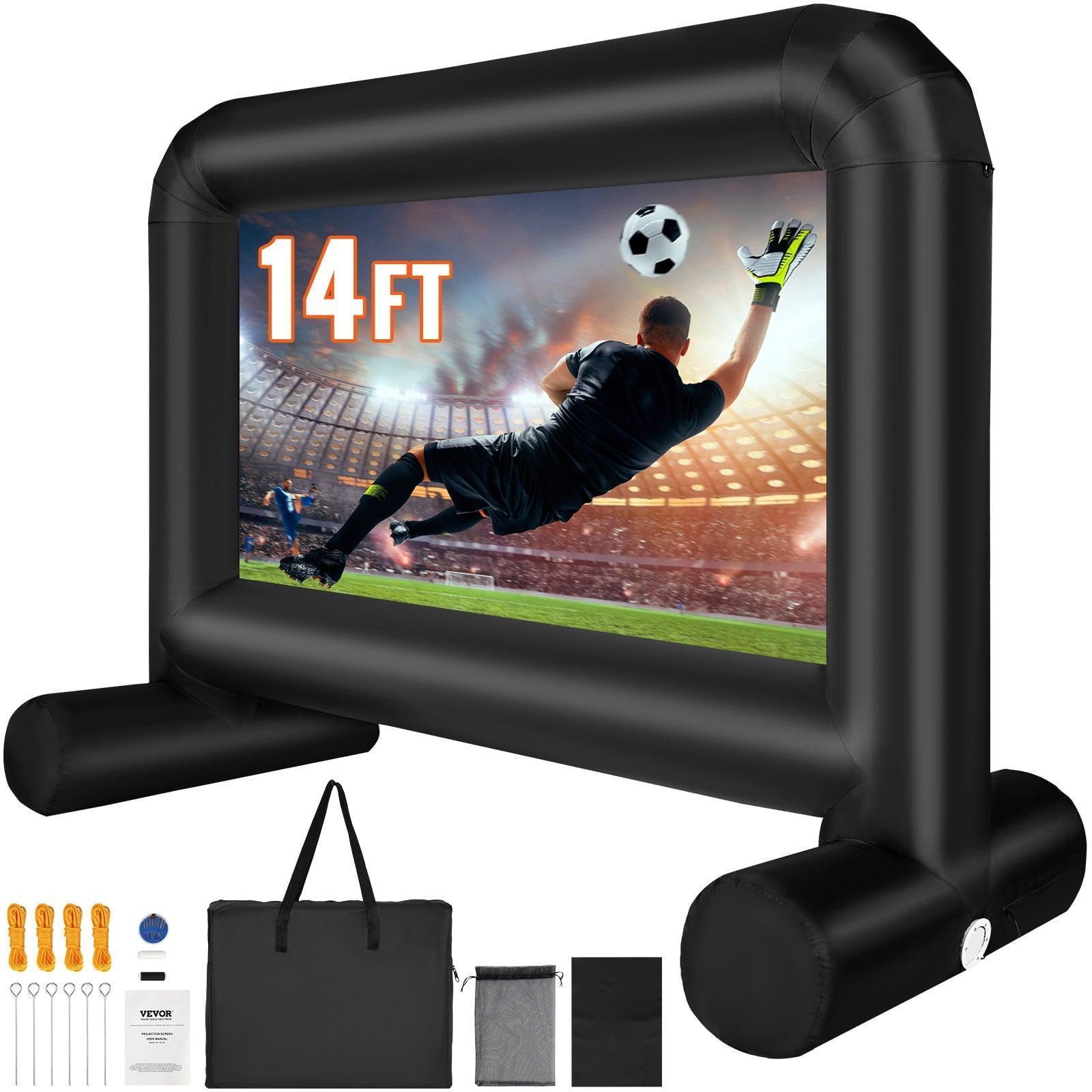 SKYSHALO 14FT Inflatable Movie Screen – Portable Outdoor Projector Screen with Blower for Home Theater & Events - ClubOn
