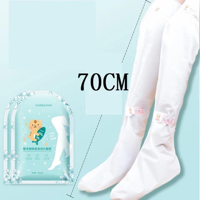 70cm Long Hand and Foot Masks with Cherry Blossom & Niacinamide - ClubOn