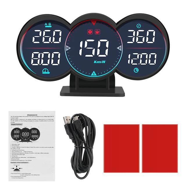 G17 GPS Head-Up Display Speedometer - Odometer & Diagnostic Meter - ClubOn