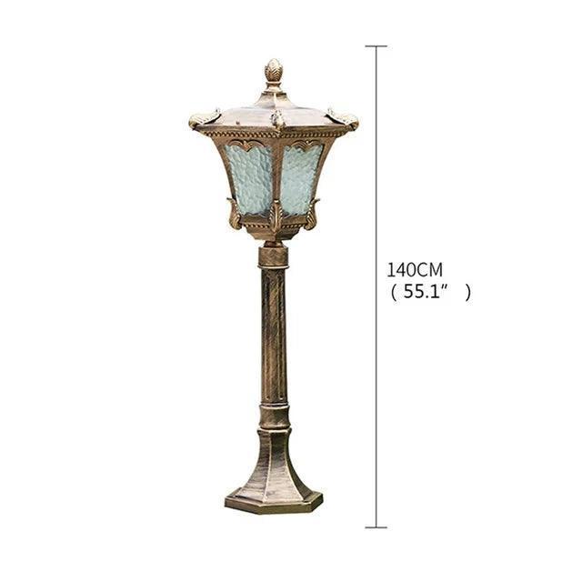 TYLA Outdoor Lawn Lights - Retro Brown LED Garden Lamp - ClubOn