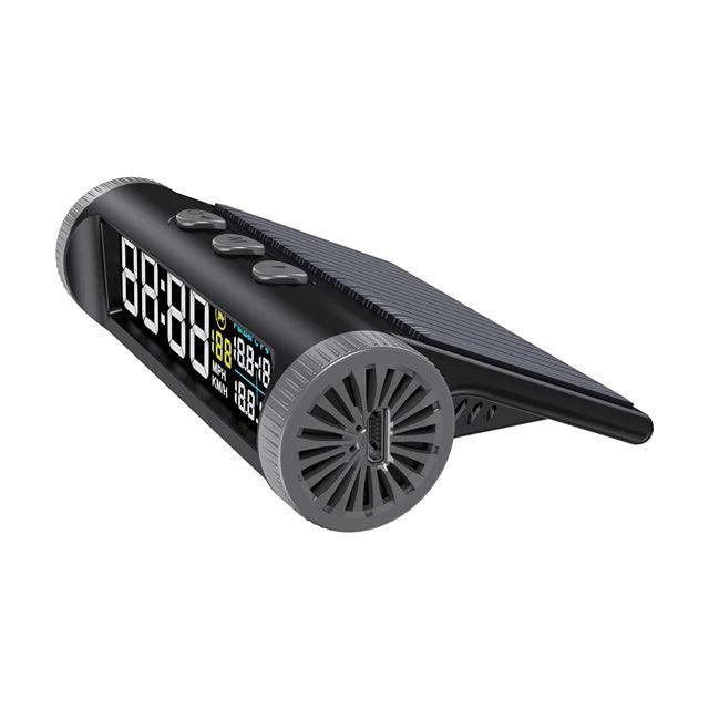 Solar Power Wireless Head-Up Display - HD Speedometer & GPS Navigation - ClubOn