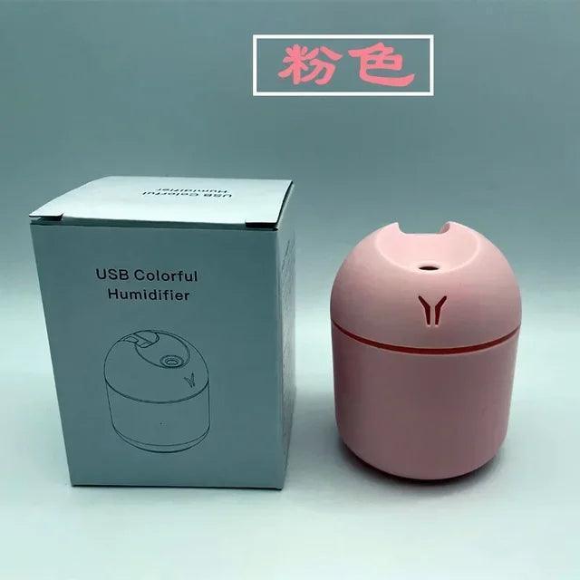 250ML Mini Aroma Oil Diffuser – USB Essential Oil Humidifier with LED Night Light - ClubOn