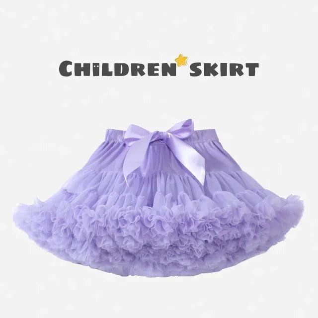 Hot Girls Tutu Skirt - Fluffy Tulle Princess Pettiskirt for Kids - ClubOn
